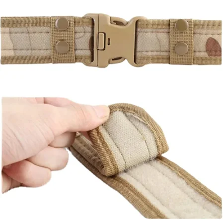 Tactical Belt Quick Release Combat Belts Fashion Men Canvas Waistband Outdoor Sports Camping Hiking Hunting Battle Belt