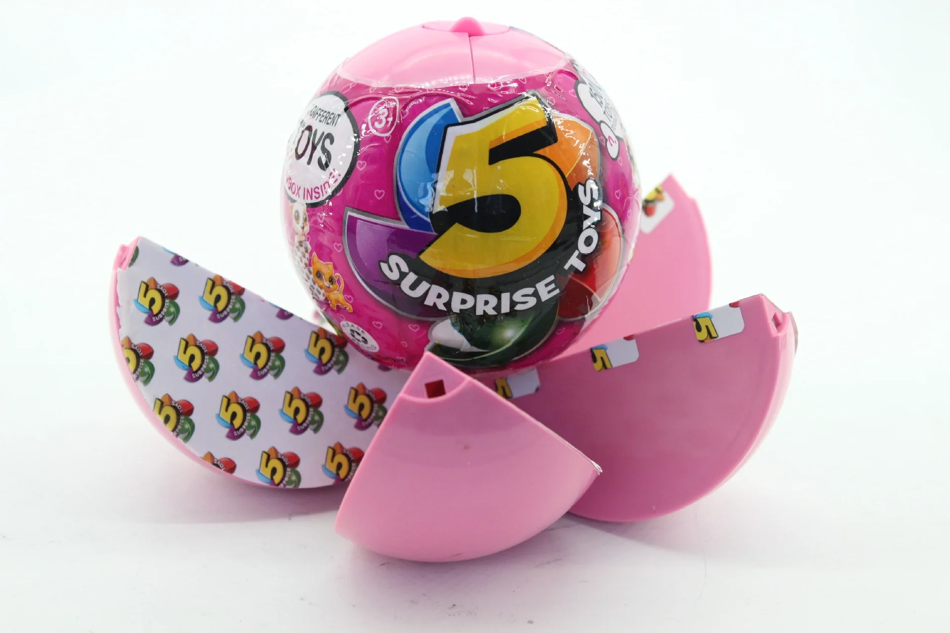 
2021 Hot Popular Gift Newest Funny Game Surprise Ball 5 petals Interesting Petal Ball Blind Box Surprising eggs 