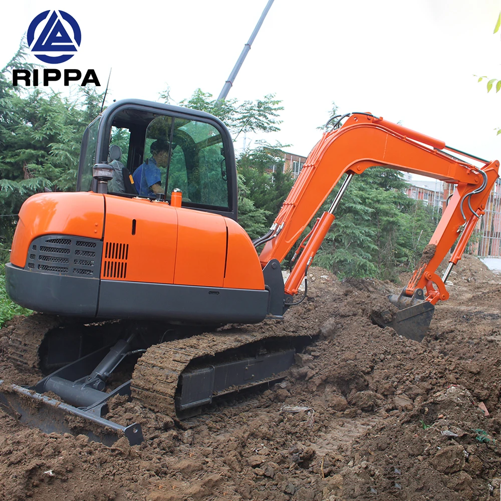 Cheapest Flexible Excavator Machinery 6000KG Small Crawler Digger 6 Ton Mini Excavator
