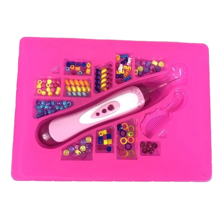 China supplier Hot selling Diy Knitting Kit Stuffed Watch Necklace Set Braid Toys For Kids Easy Machine Scarf Hand Knitted Toy