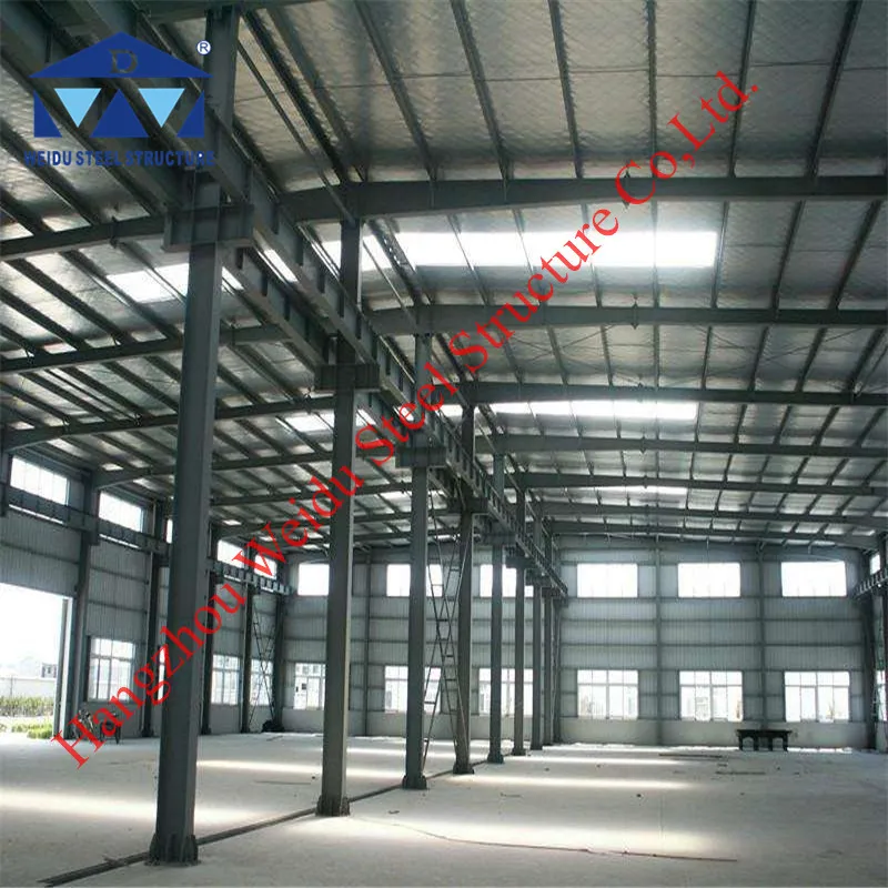 
big light prefabricate steel structural warehouse or workshop from factory in africa 