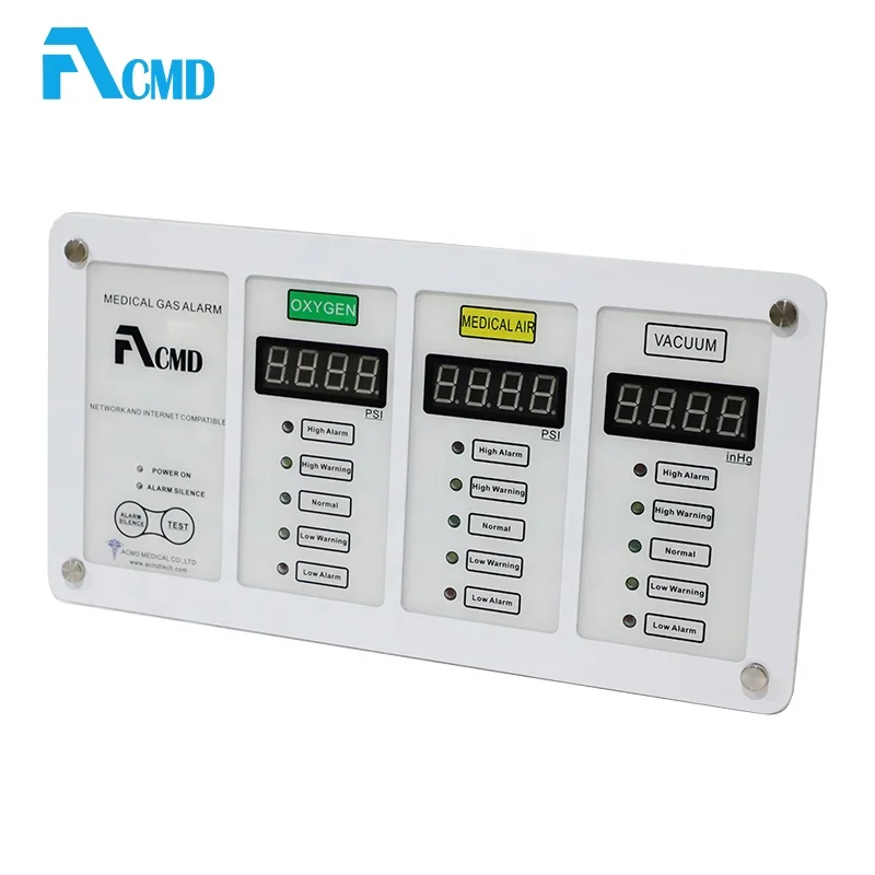 Medical Gas Alarm System Hospital Instrument Of Oxygen Control Box With Alarm System
