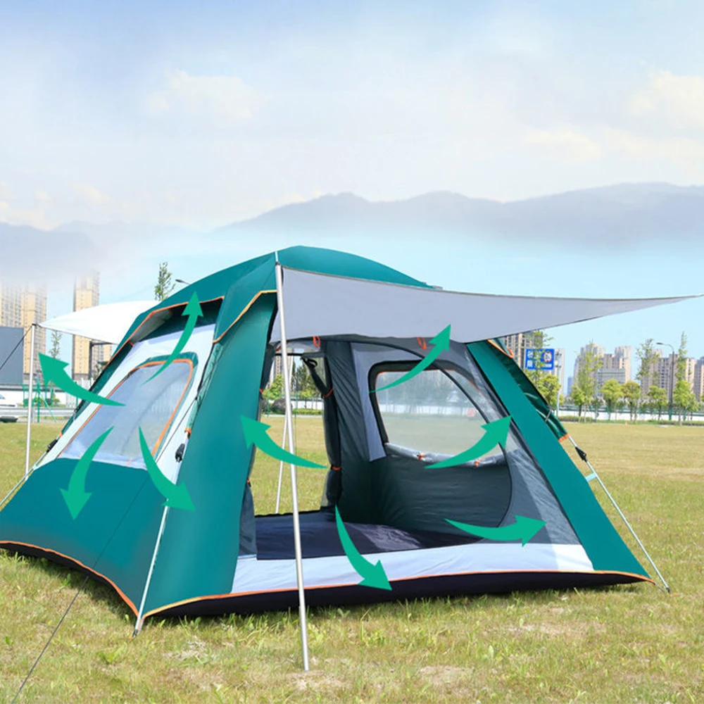 2022New Manufacture 50+ 2 3 4 Man Tent Waterproof Family Foldable Tents Camping Outdoor Tents For Events