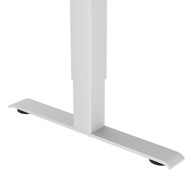 AUKI Standing Desk Electric White Frame With Wooden Tabletop 120*60 CM Electric Standing Desk Smart Electric Standing Desk