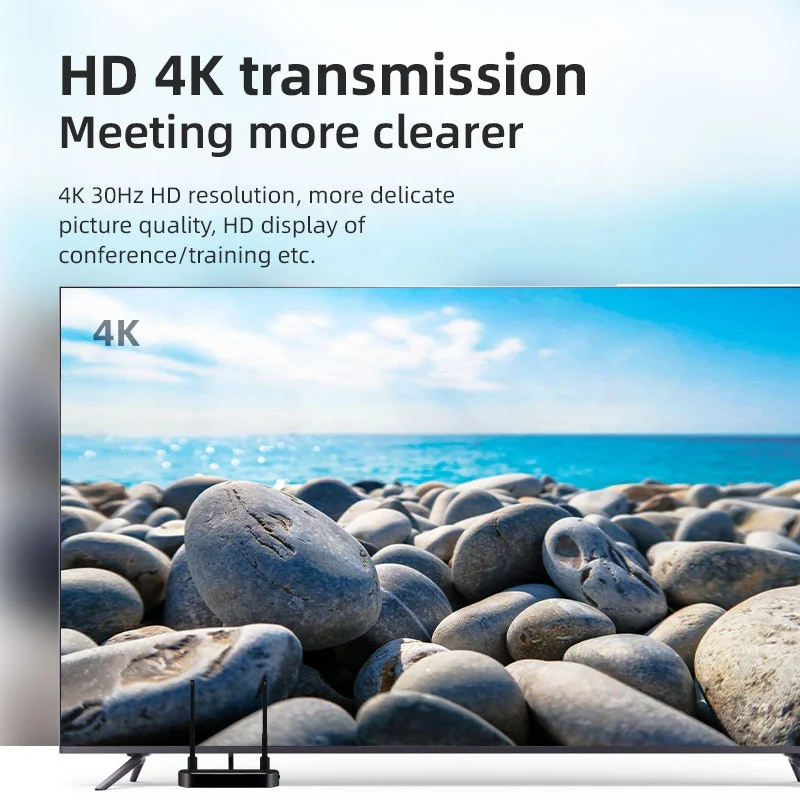 Unnlink 50 м беспроводной HDMI удлинитель аудио видео передатчик и приемник HD сигнал 4K @ 30 Гц 1080P