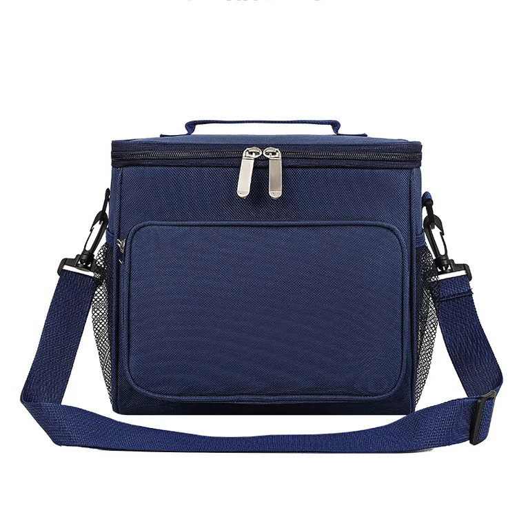 100% Eco Friendly Meal Cool Bag Thermal Food Delivery Custom Logo Picnic Cooler Lunch Beach Cooler Bag