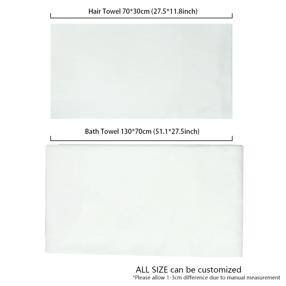 Factory Directly Disposable Towels Hotel Bathroom Towels Thick Disposable Bath Towel for Spa