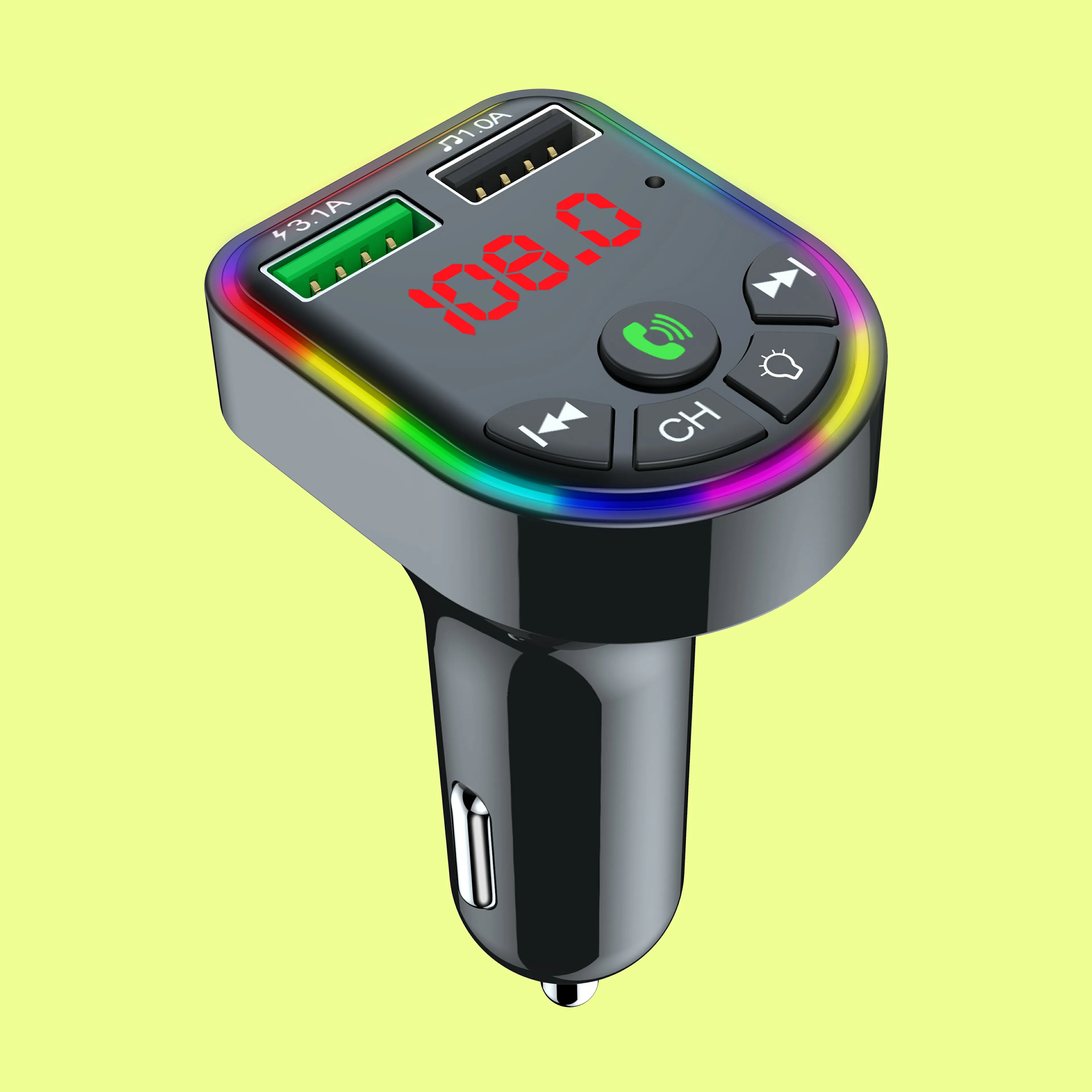 Автомобильный mp3 аудио беспроводной Bluetooth fm-передатчик MP3-плеер