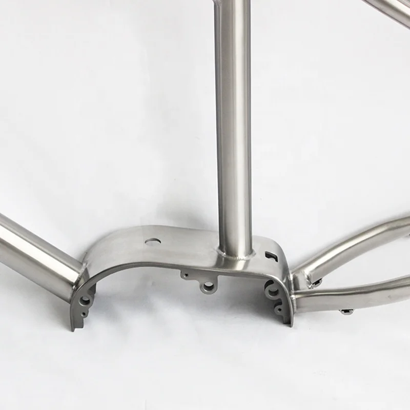 Wholesale Titanium E-Bike Frame Lightweight for Road Bicycles with BSA BB