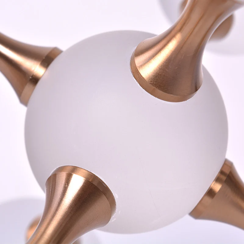 Modern minimalist creative glass crystal ball ornaments living room home decorations desktop room model room soft furnishings