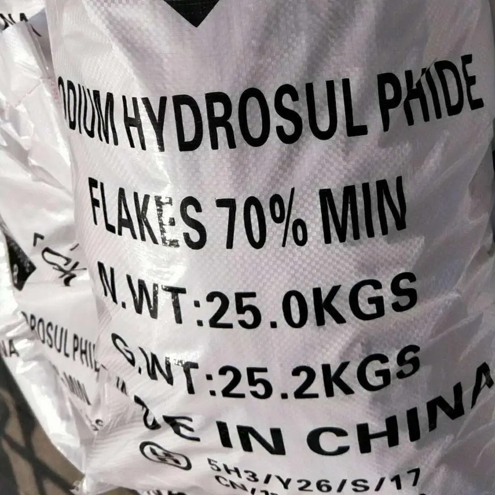
sodium hydrosulphide flake 70% min 