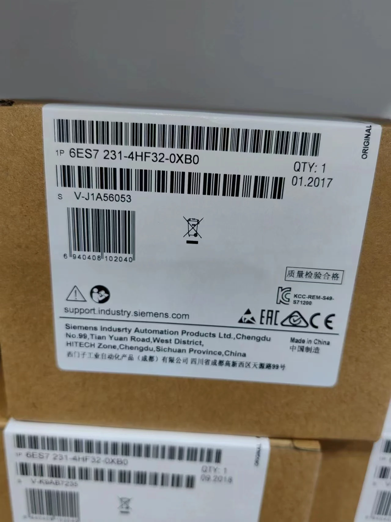 PLC Controller New Original Warehouse Stock 6ES7414-5HM06-0AB0 Siemens plc s7-400 SIMATIC S7-400H CPU 414-5H 6ES74145HM060AB0