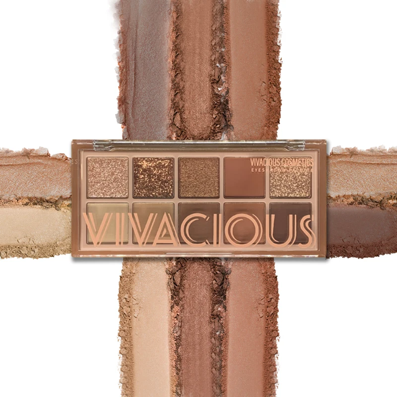 Оптовая продажа, палитра теней для макияжа, 10 видов цветов пигментные матовые блестящие тени для век высокого качества