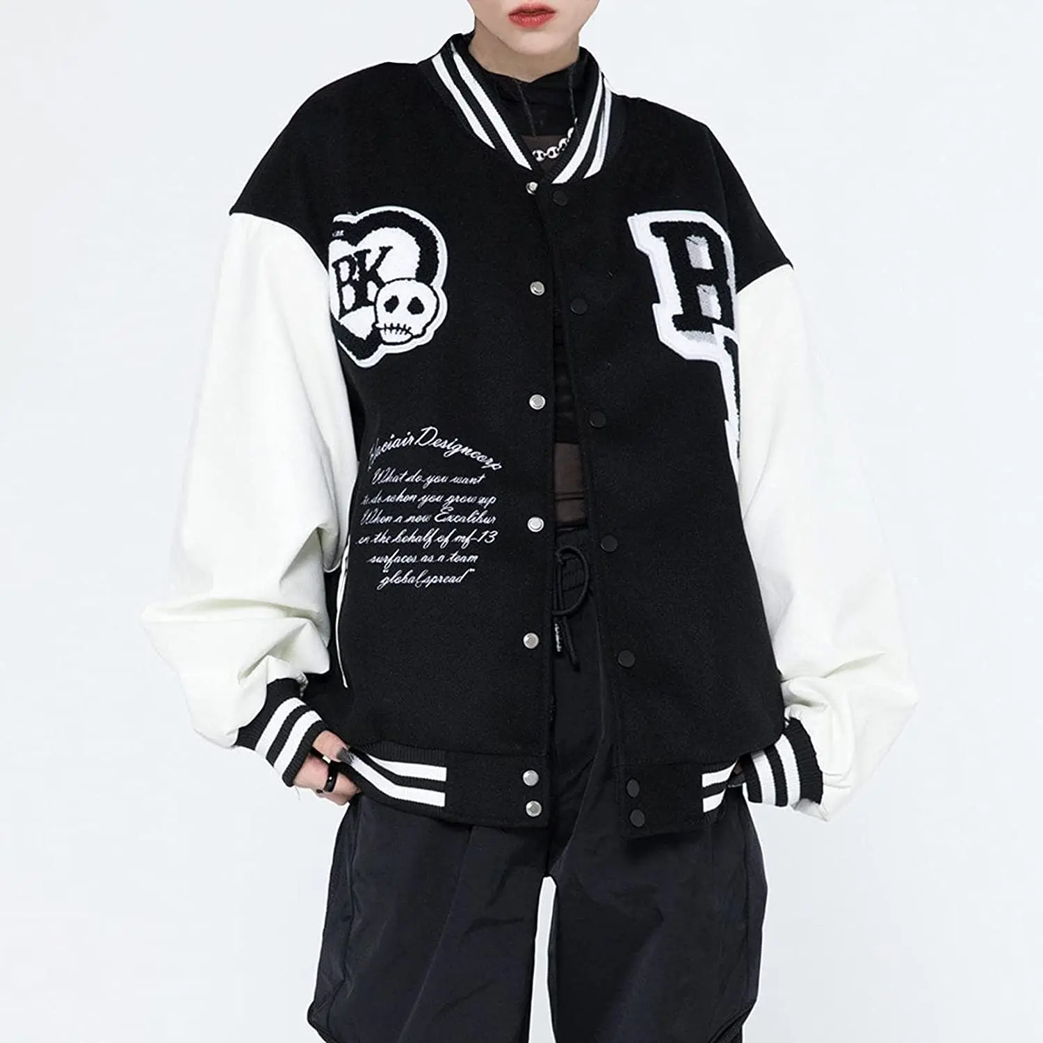 2021 New Design High Quality Jacket Embroidery Hip Hop Baseball Street Men Outdoor Jacket Coats