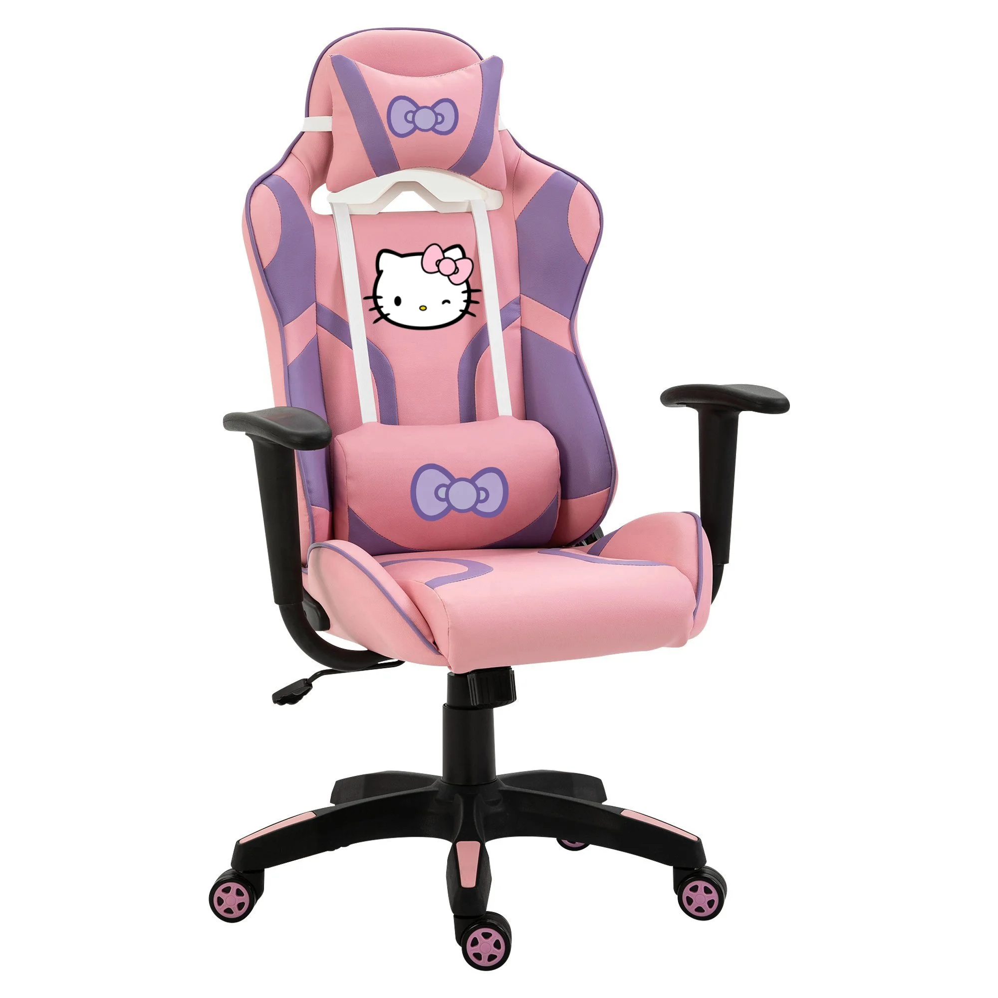 2023 Japan customized LOGO kawaii esport racing style silla gamer gaming cute pink hello gaming chair