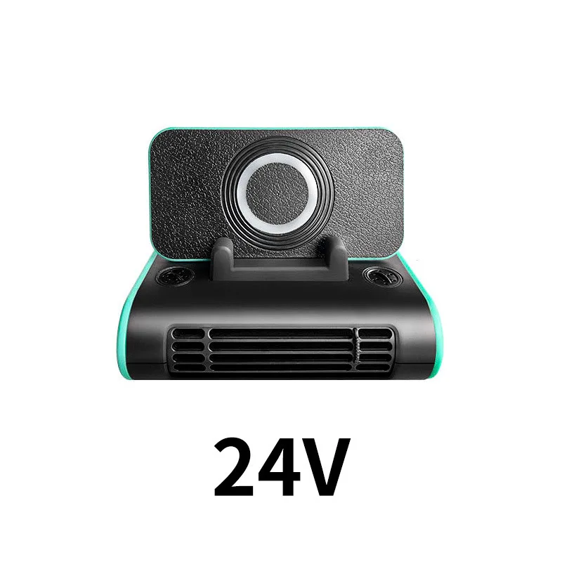 Car fan car multi-function creative wireless charging fan aromatherapy parking sign mobile phone bracket