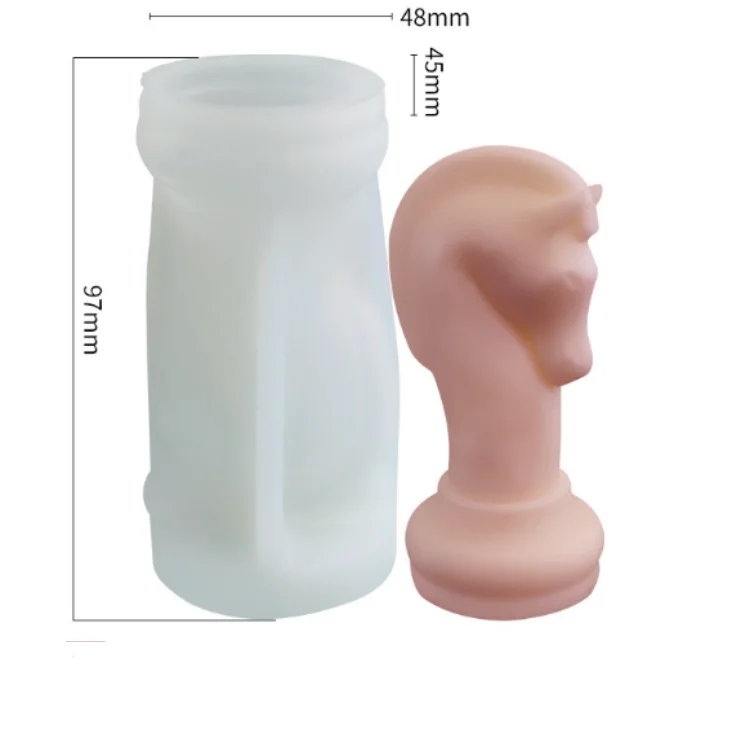 ODM/OEM Creative Chess Shape Candle Mould DIY Silicone Candle Mold Candle Making Soap Chocolate Cake Decorating Silicone Mould