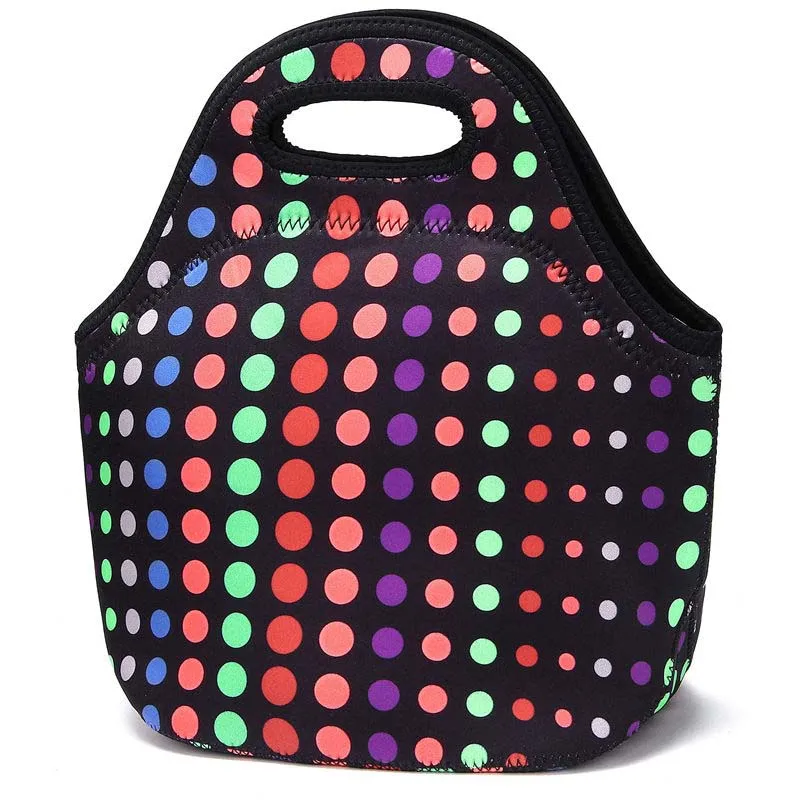 Factory Wholesale Customized Capacity Thermal Insulated Bags Household Cooler Neoprene Lunch Tote Bag