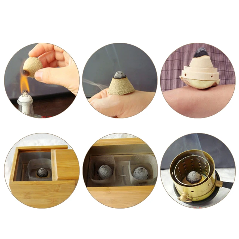 Wholesale Chinese Traditional Moxibustion 100 pcs Smoke Moxa Cone