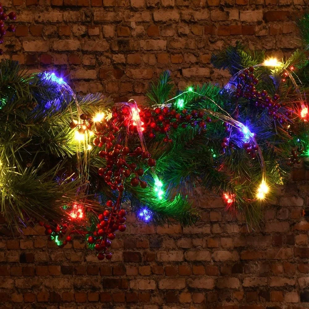 
Pretty design multicolor color 10m 100 led solar string lights outdoor for decoration 
