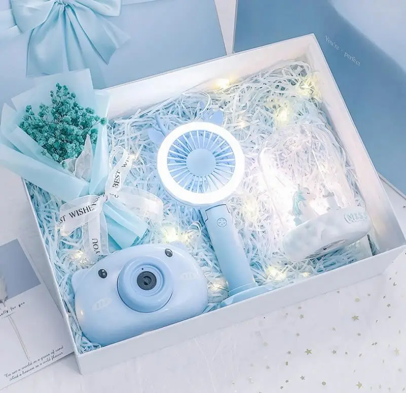 Creative bubble machine gift box special birthday gift in stock cute style gift box