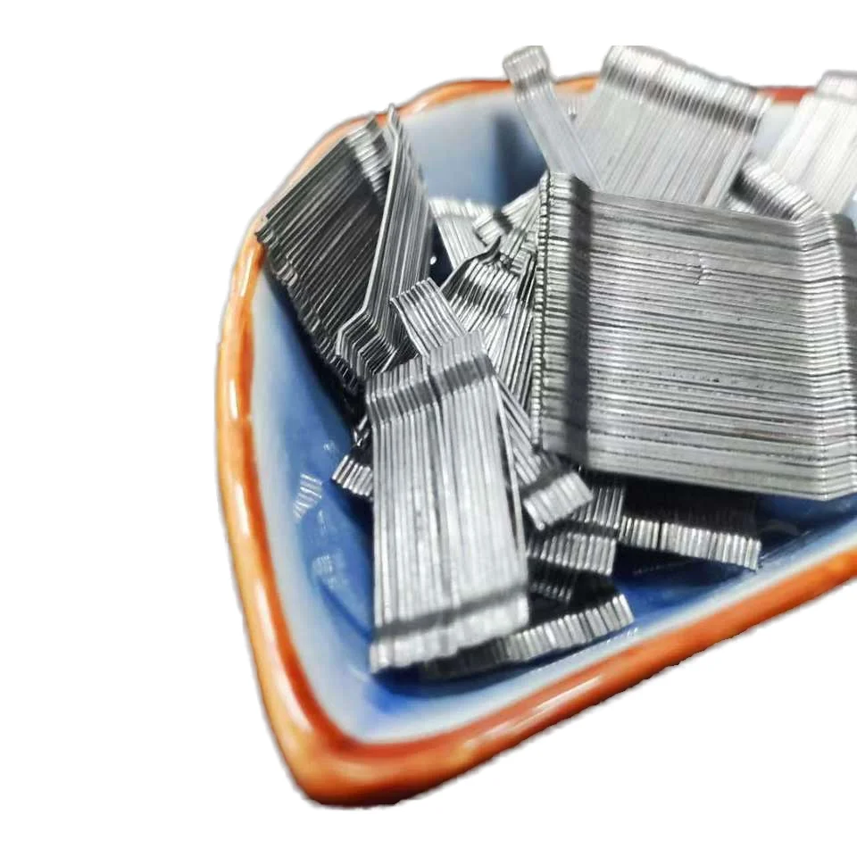 Galvanized Steel Fiber Hooked End Type for Road Highway Slope Bridge Tunnel Airport Port Railway Sleeper