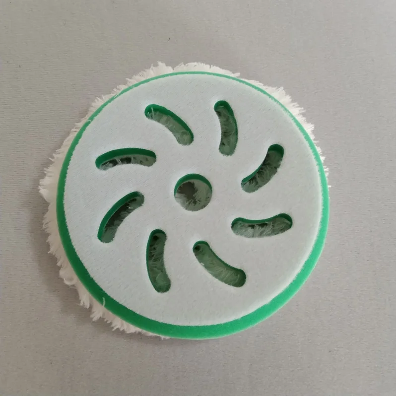 Car washing and waxing microfiber polishing pad, auto beauty tools, microfiber cutting pad