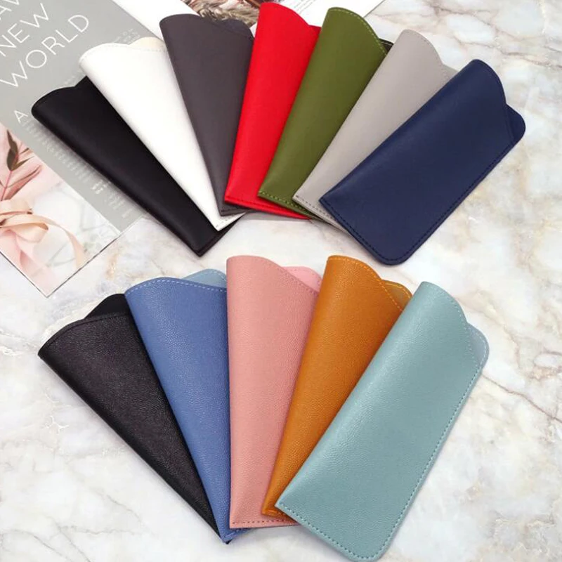 Eyeglass Soft Pu Leather Pouch/sunglasses Bag Sun Glasses Case soft pu pouch
