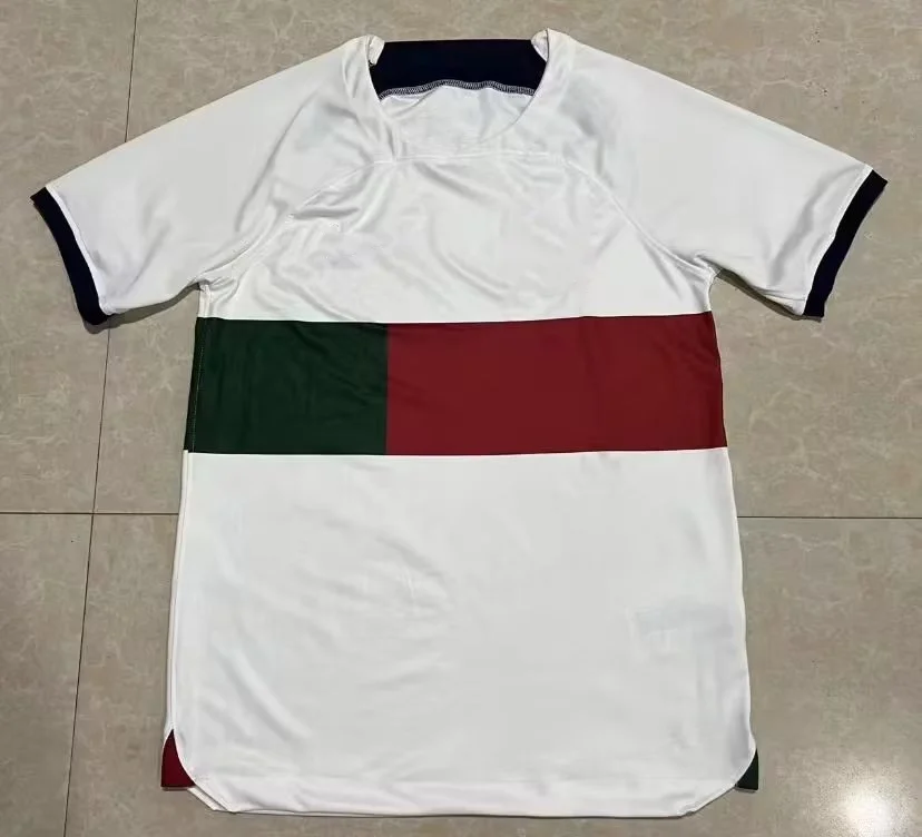 Portugal 2022 national football Jersey white soccer game tops top thai