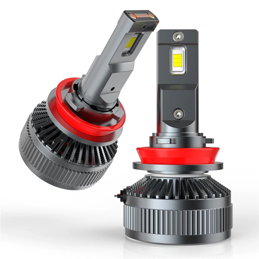 LED Car Front Headlights Bulbs 6000K Fog Lights H1 H7 H11 H3 H13 24V Driving 12V Aluminum High-Quality High Power 130W 12000Lm