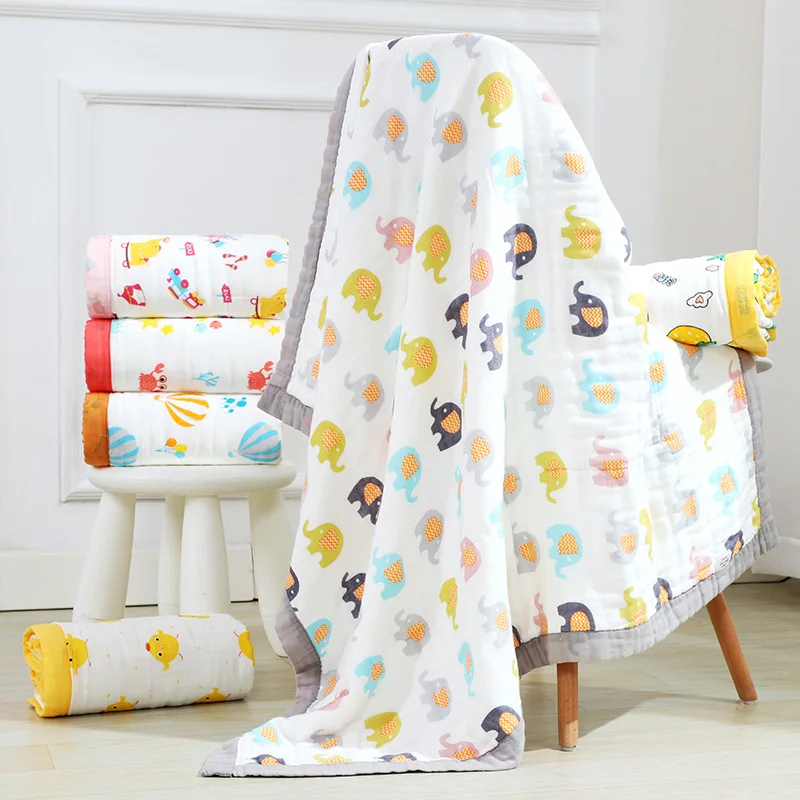 Factory custom hot sell boys girls kids toddler 100% Cotton baby weighted blanket for Kids Small Pockets