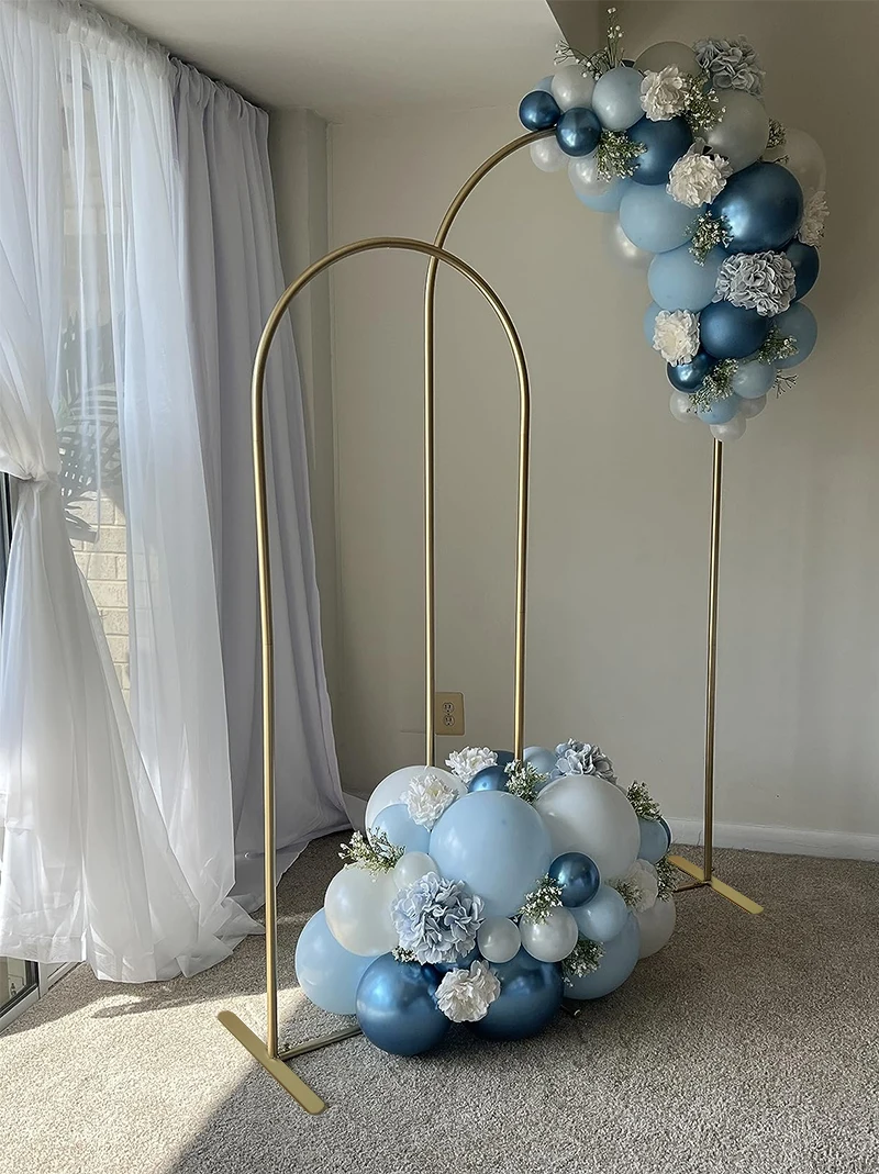 Customized 3pcs Metal Wedding Arch  for Wedding Parties Birthday Graduation Anniversary Celebration