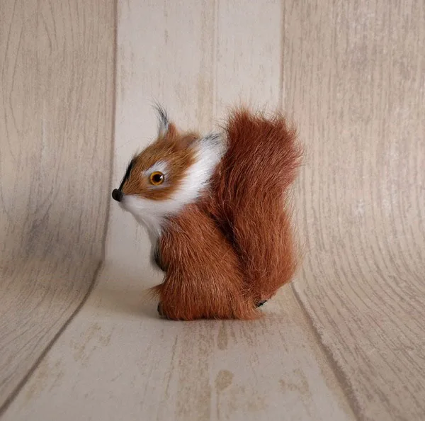 Wholesale Of Simulated Squirrel Fur Handicrafts Forest Series Christmas Tree Decoration Animals Small Squirrels By Manufacturers