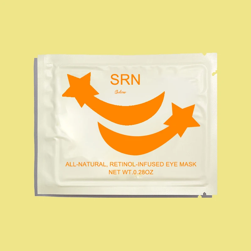 Custom LOGO Anti Aging Hydrogel Glitter Mica Star Eye Masks Remove Dark Circles Brighten Eyes Organic Under Eye Gel Patches