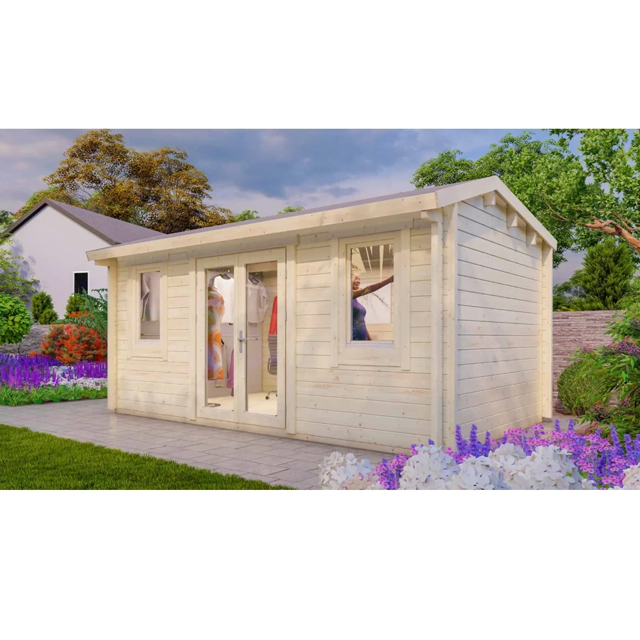 Прямая Продажа с фабрики оптовая продажа Китай бревенчатый домик садовый на заднем дворе