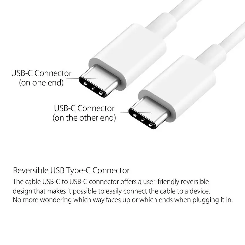 Wholesale High quality 1m 1.5m 2m Super Charge PD 27W 3A USB Type C TO Type C TPE Cable for notebook adapter charger