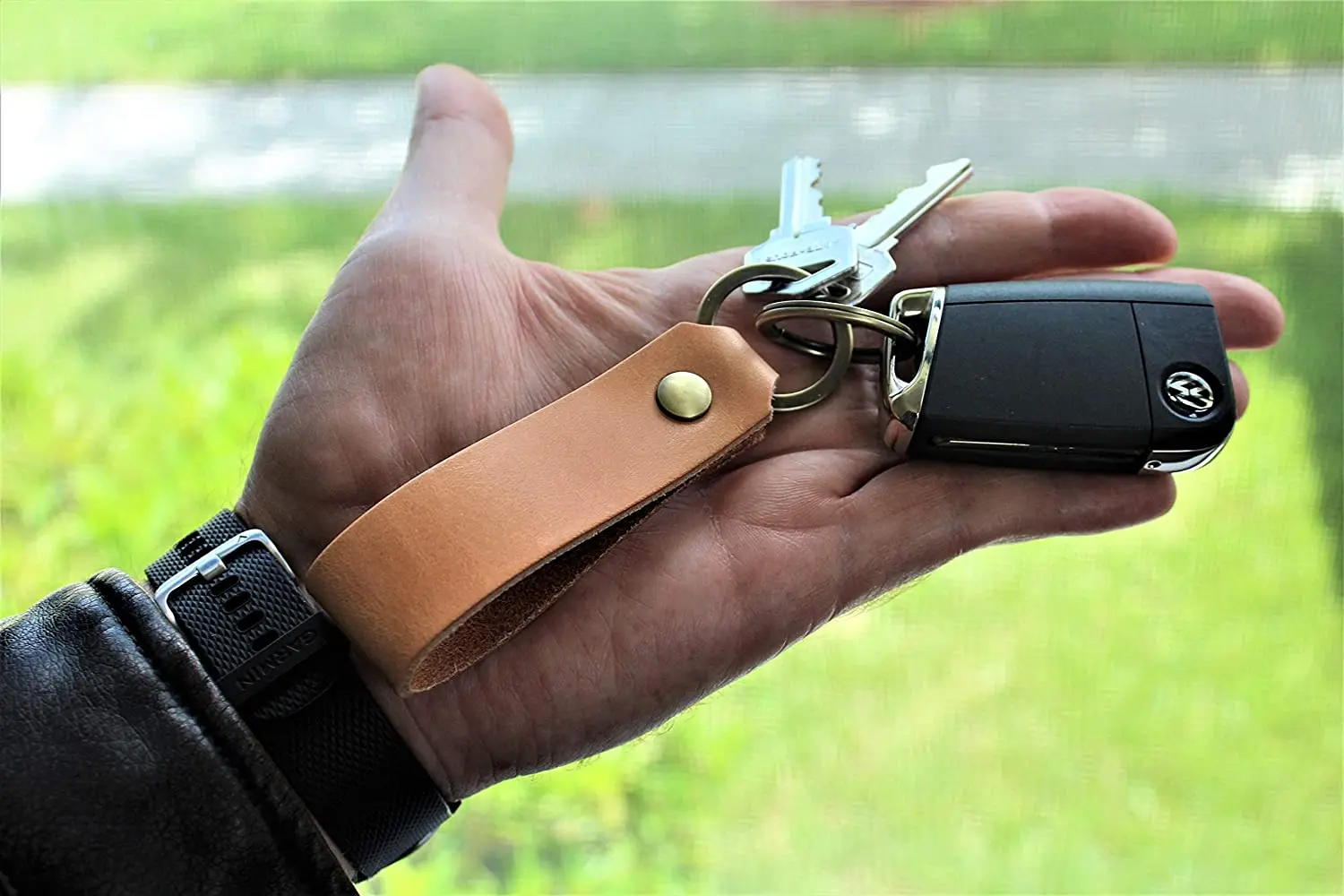 Оптовая продажа с фабрики экологически чистый брелок для ключей из искусственной кожи