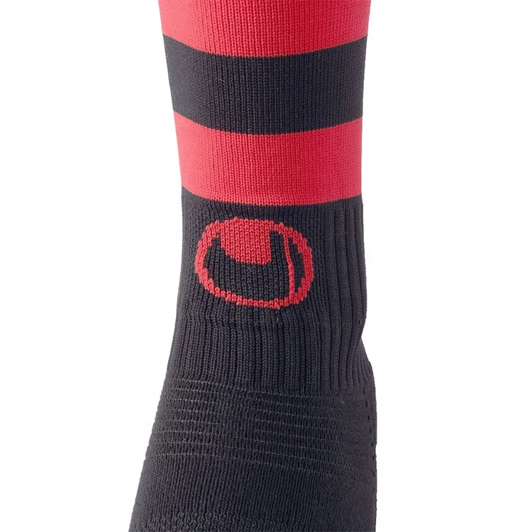 Оптовая продажа, спортивные носки, Длинные мужские Противоскользящие дезодорирующие длинные футбольные носки