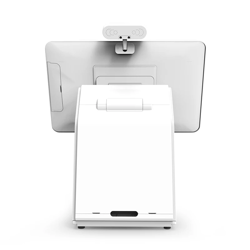 intel3 2g/4G+128g 15.6g single capacitive touch  screen  with pos printer all one windows /android cashier