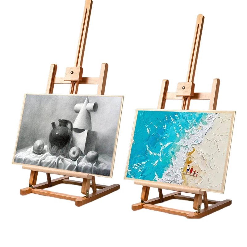 Desktop Easel Foldable Portable Easel Artwork Display