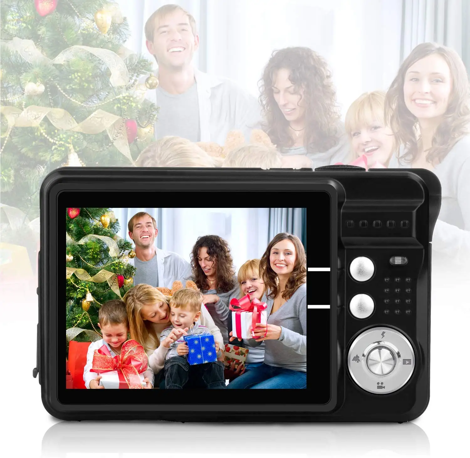 1080P Digital Camera 21MP Compact Camera 2.7 Inch 8X Digital Zoom Pocket Camera