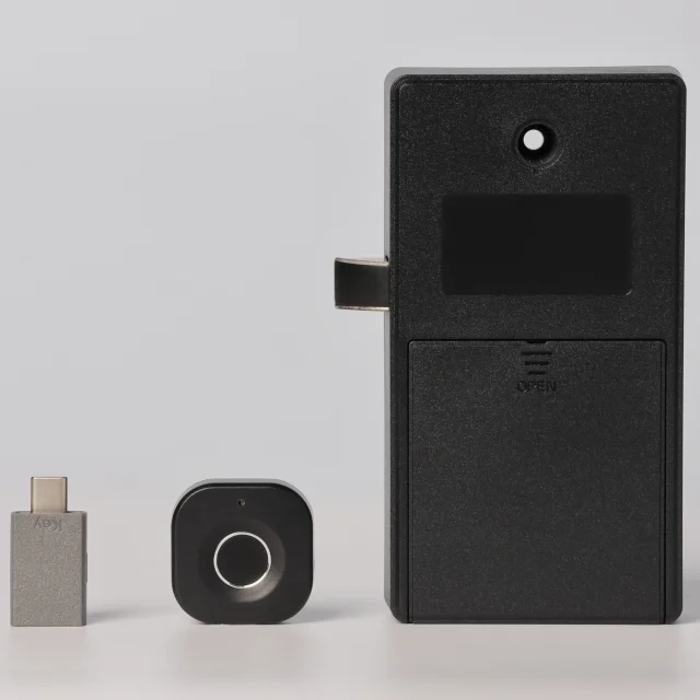 Qidots F040 Drawer smart electronic lock small storage wardrobe door smart locks fingerprint cabinet lock