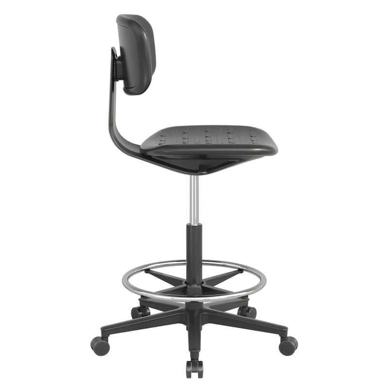 Comfortable PU Lab Furniture Industrial Stool Chair High Chair for Adjustable Table