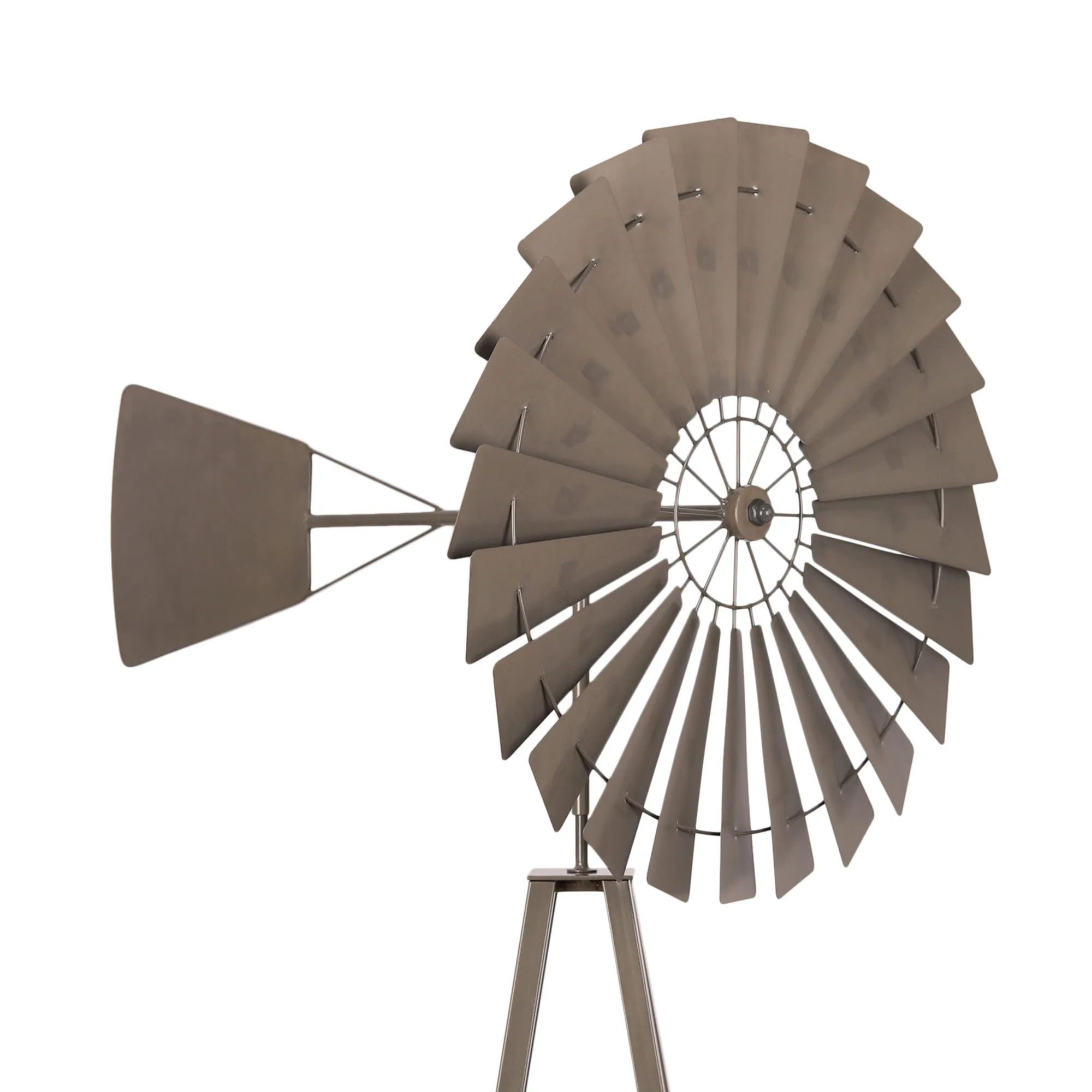 Outdoor Decor Vintage Vertical Wind Spinners Metal for Farm