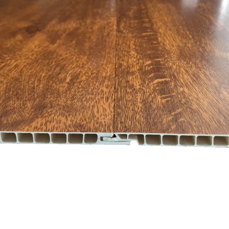 400mm Woodgrain Plastic Bamboo Composite Pvc Wall Panel in vietnam