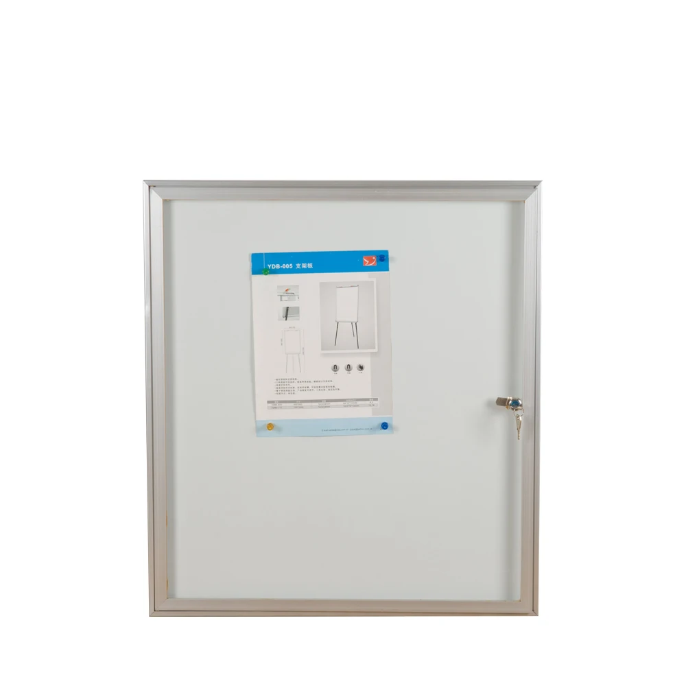 ZGS-C 70*100cm Outside Outdoor Poster Key Lock Display case Notice Board Wall Mounted Cabinet