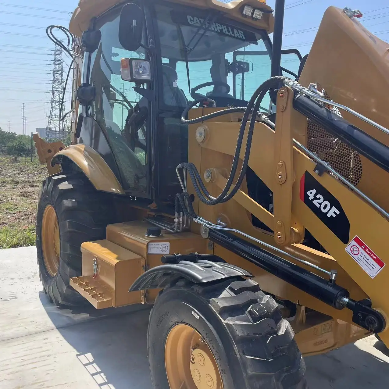 New Arrival used Caterpillar 420F Backhoe Loader used Cat 420f second hand loaders with high quality for sale