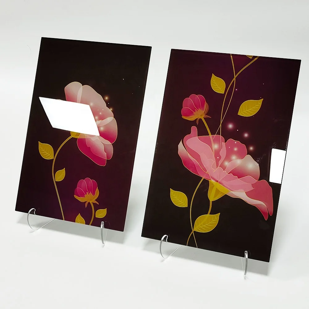 New design and printing technology for glass uv digital print refrigerator digital print accessories glass door panel