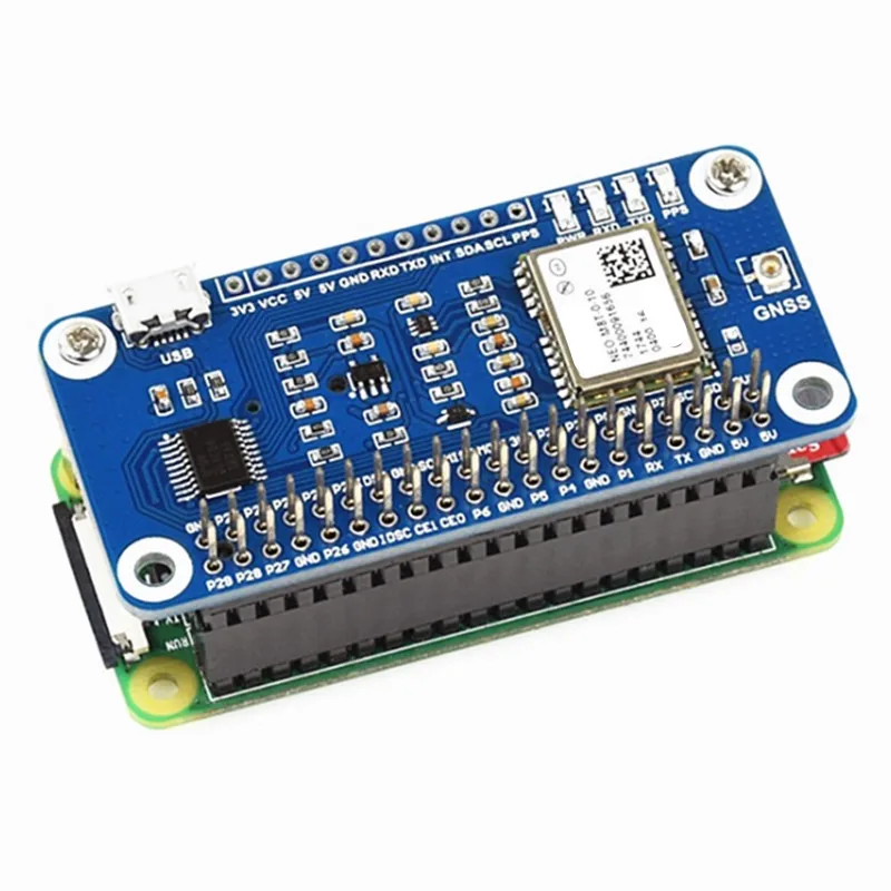 Оригинальный NEO-M8T GNSS синхронизации шапка для Raspberry Pi мульти-созвездия приемник Поддержка один-для определения времени функция