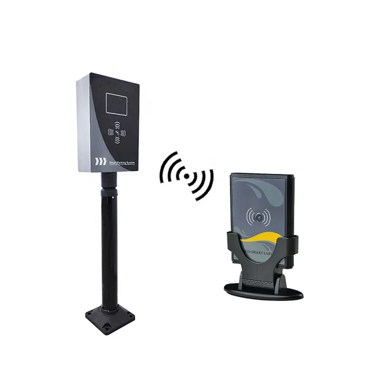 Parking Access Control Barrier Gate System With 433mhz WG26/34 Rfid Card Reader With Active Tags